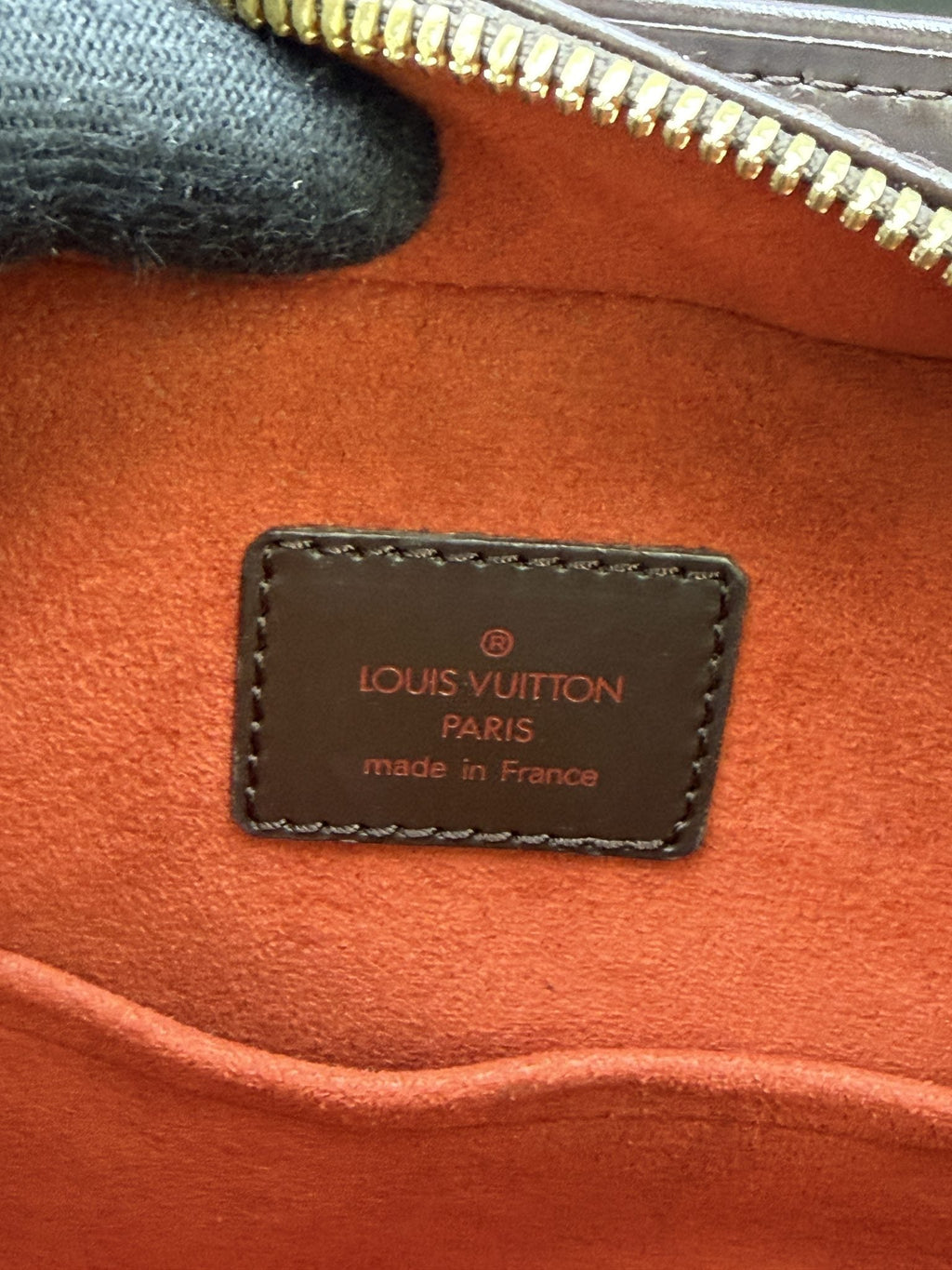 Louis Vuitton Alma PM - Damier Ebene detail view 8