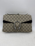 Gucci Dionysus - GG Supreme and Black front view