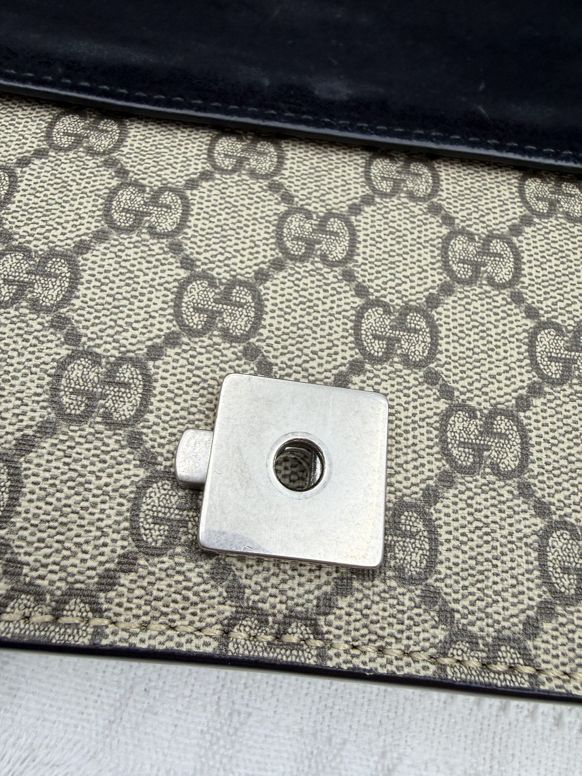Gucci Dionysus - GG Supreme and Black detail view 5