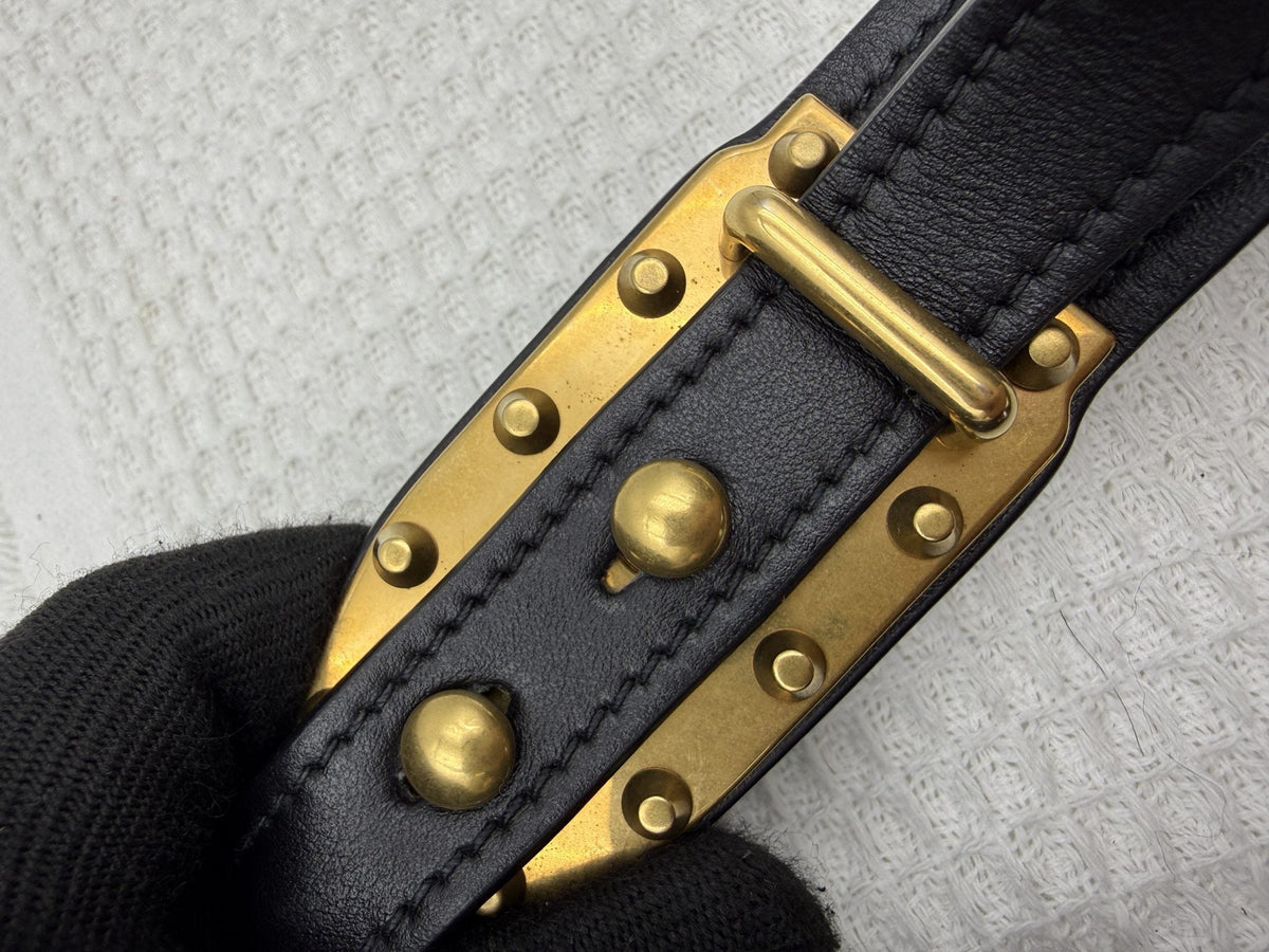 Prada Cahier - White and Black Leather detail view 9
