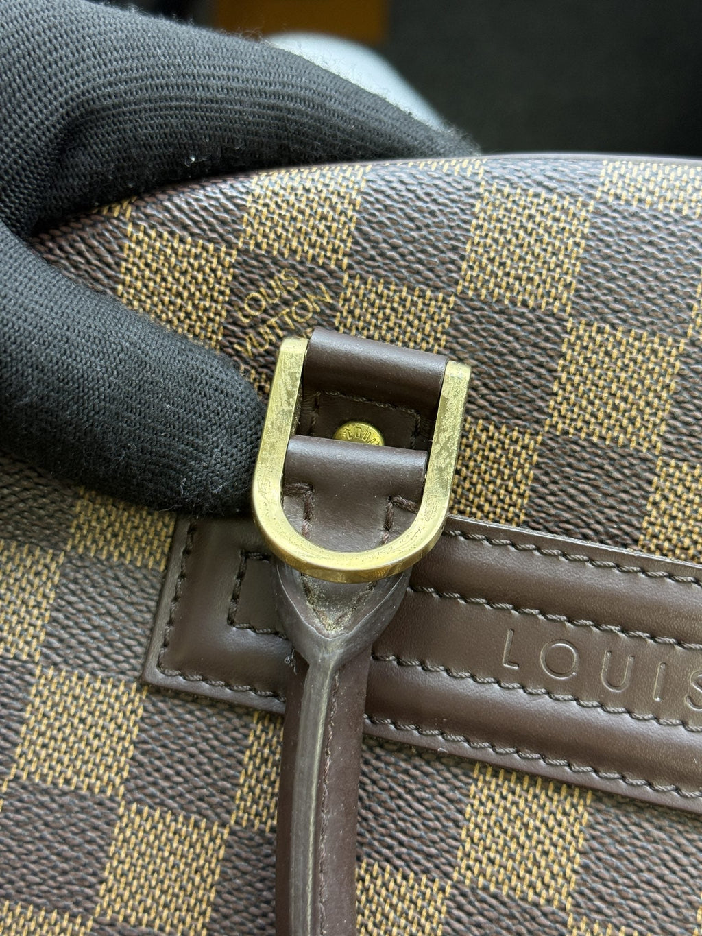 Louis Vuitton Verona PM - Damier Ebene detail view 10