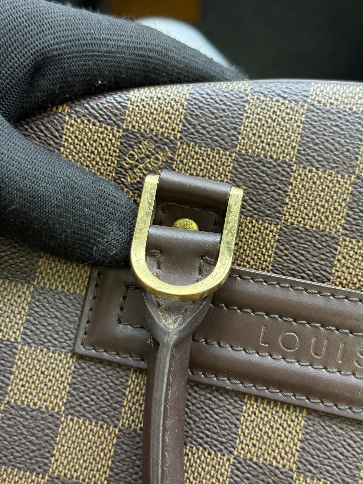 Louis Vuitton Verona PM - Damier Ebene detail view 10