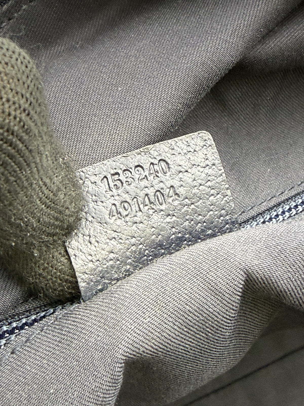 Gucci Web GG Canvas Tote - Beige and Brown detail view 9