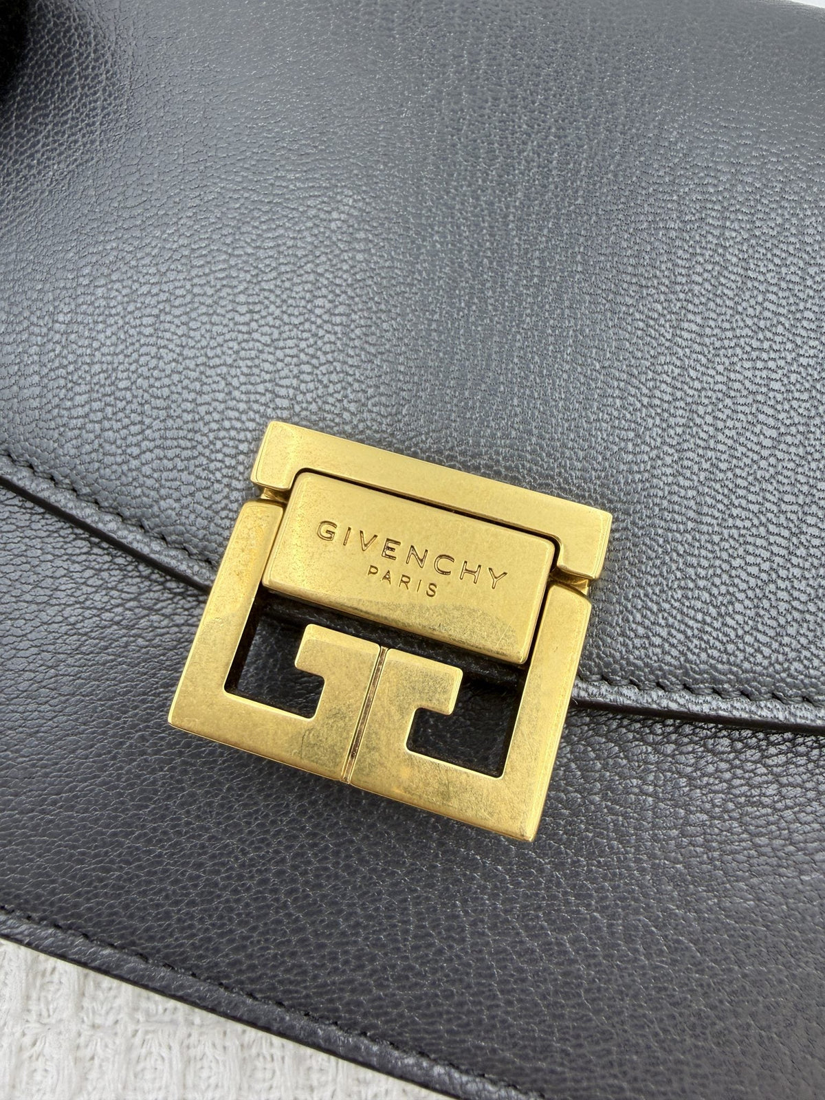 Givenchy GV3 - Grey and Burgundy Leather and Suede detail view 6