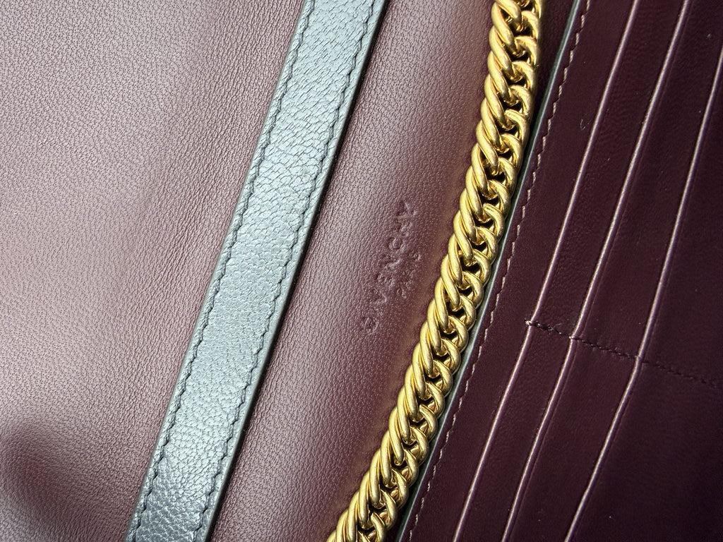 Givenchy GV3 - Grey and Burgundy Leather and Suede detail view 10
