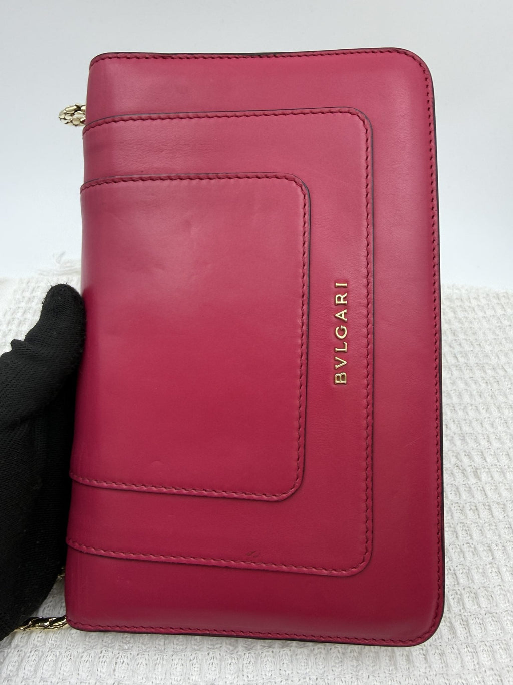 Bvlgari Serpenti Forever - Pink Leather detail view 3