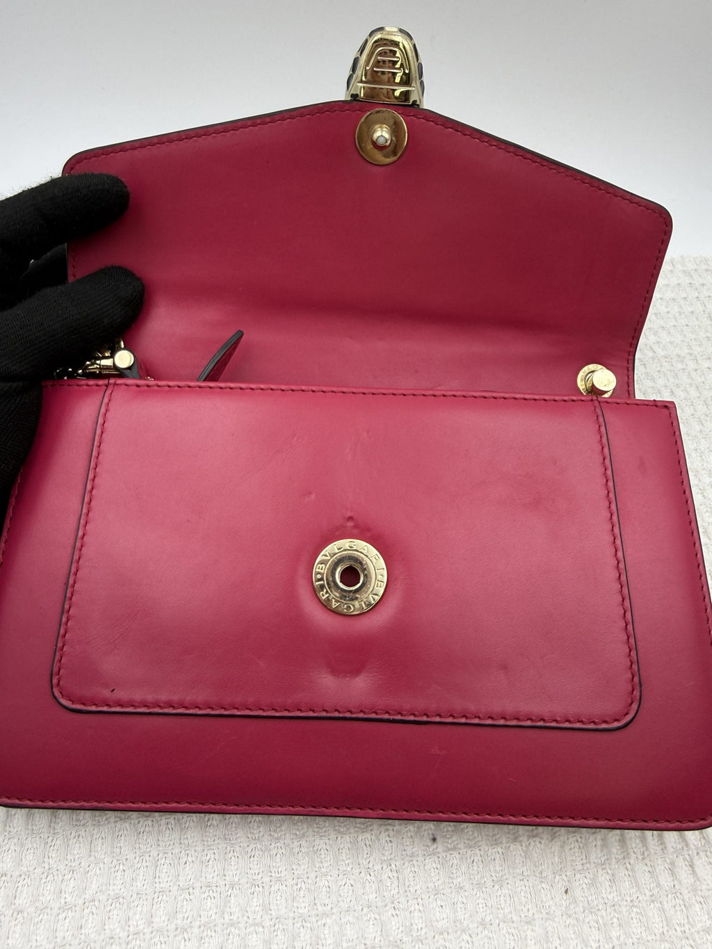 Bvlgari Serpenti Forever - Pink Leather detail view 9