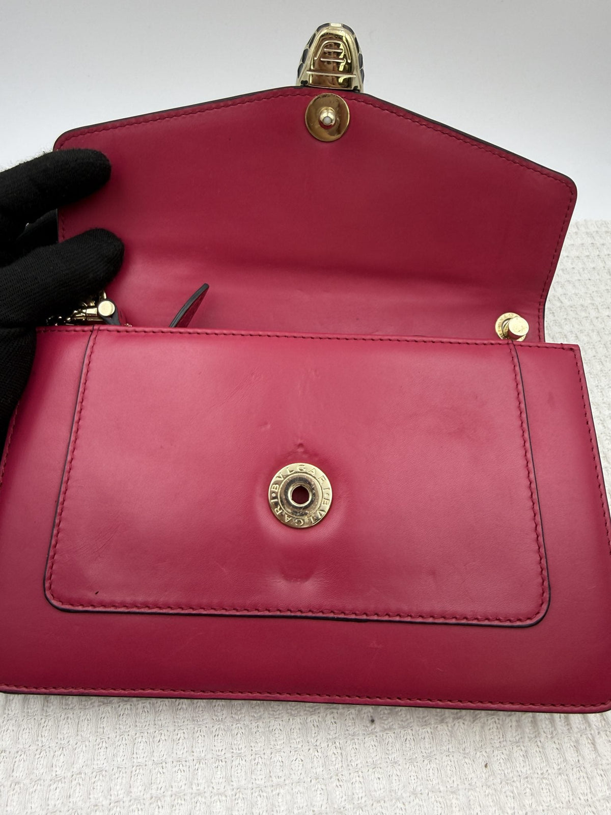 Bvlgari Serpenti Forever - Pink Leather detail view 9
