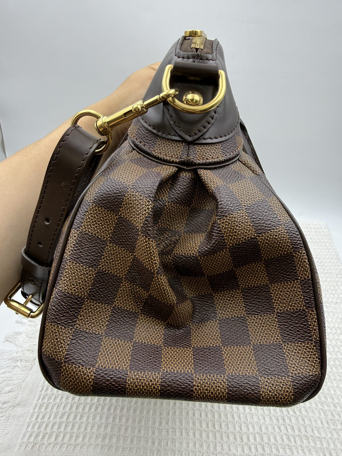 Louis Vuitton Trevi PM - Damier Ebene detail view 4