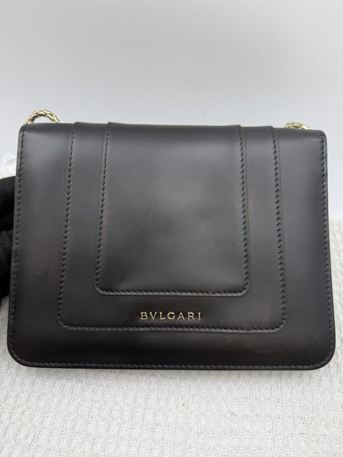 Bvlgari Serpenti Forever - Black Leather detail view 2