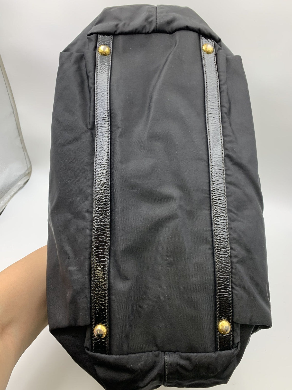 Prada Black Nylon Chain Shoulder Bag - view 3