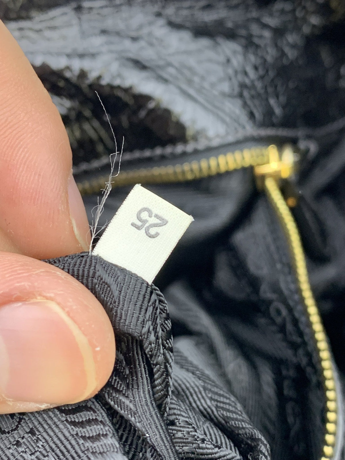 Prada Black Nylon Chain Shoulder Bag - view 8