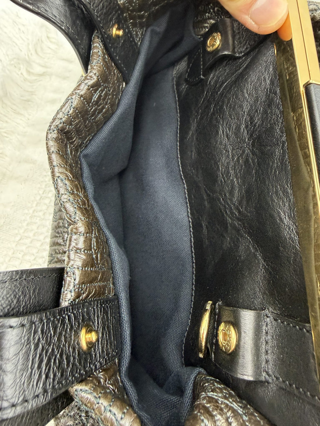 Louis Vuitton Monogram Motard Biker - Marron detail view 5