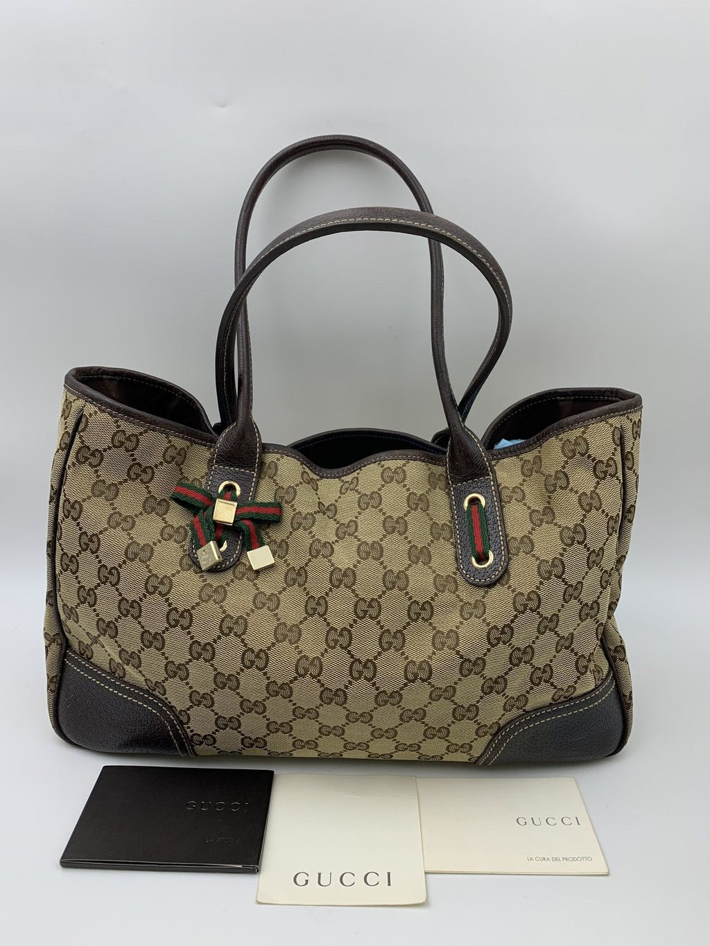 Gucci GG Canvas Jolicoeur Top Handle Bag - view 1
