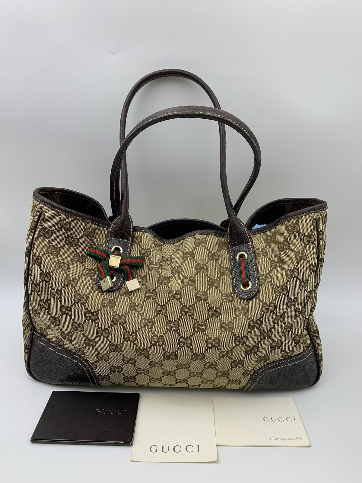 Gucci GG Canvas Jolicoeur Top Handle Bag - view 1