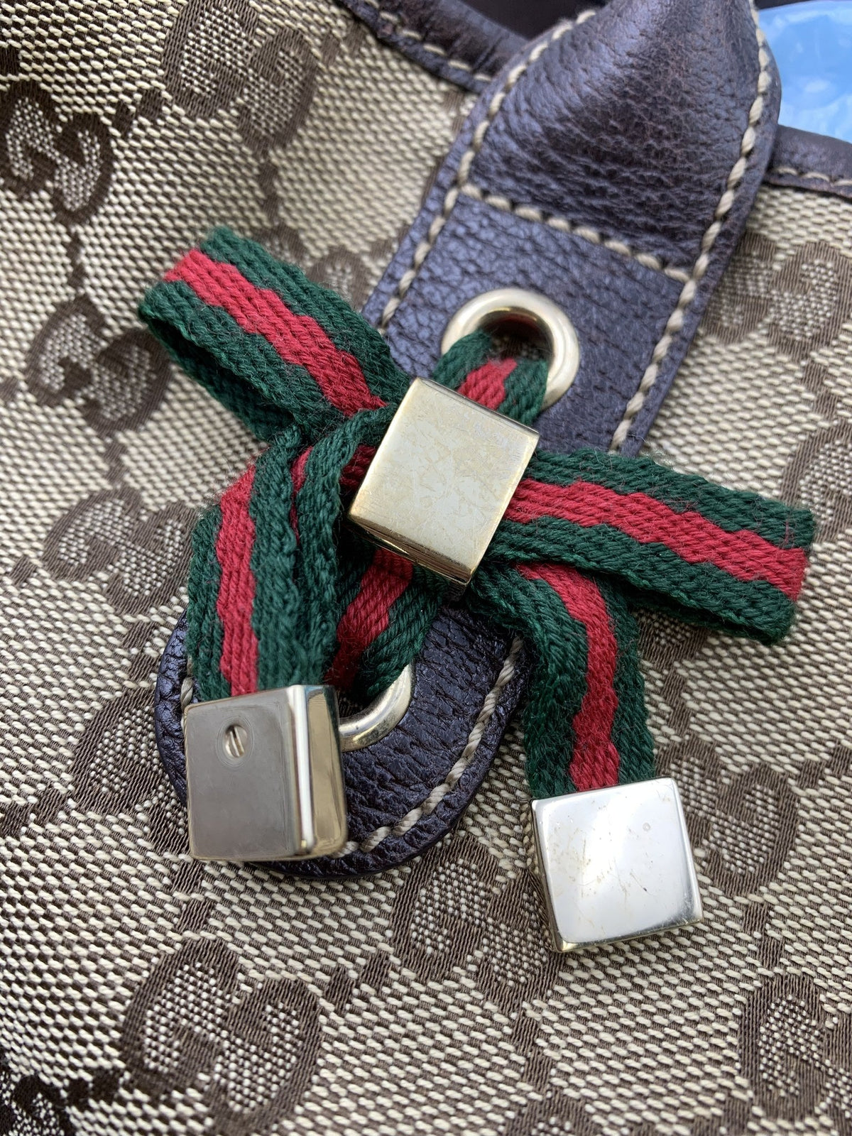 Gucci GG Canvas Jolicoeur Top Handle Bag - view 7