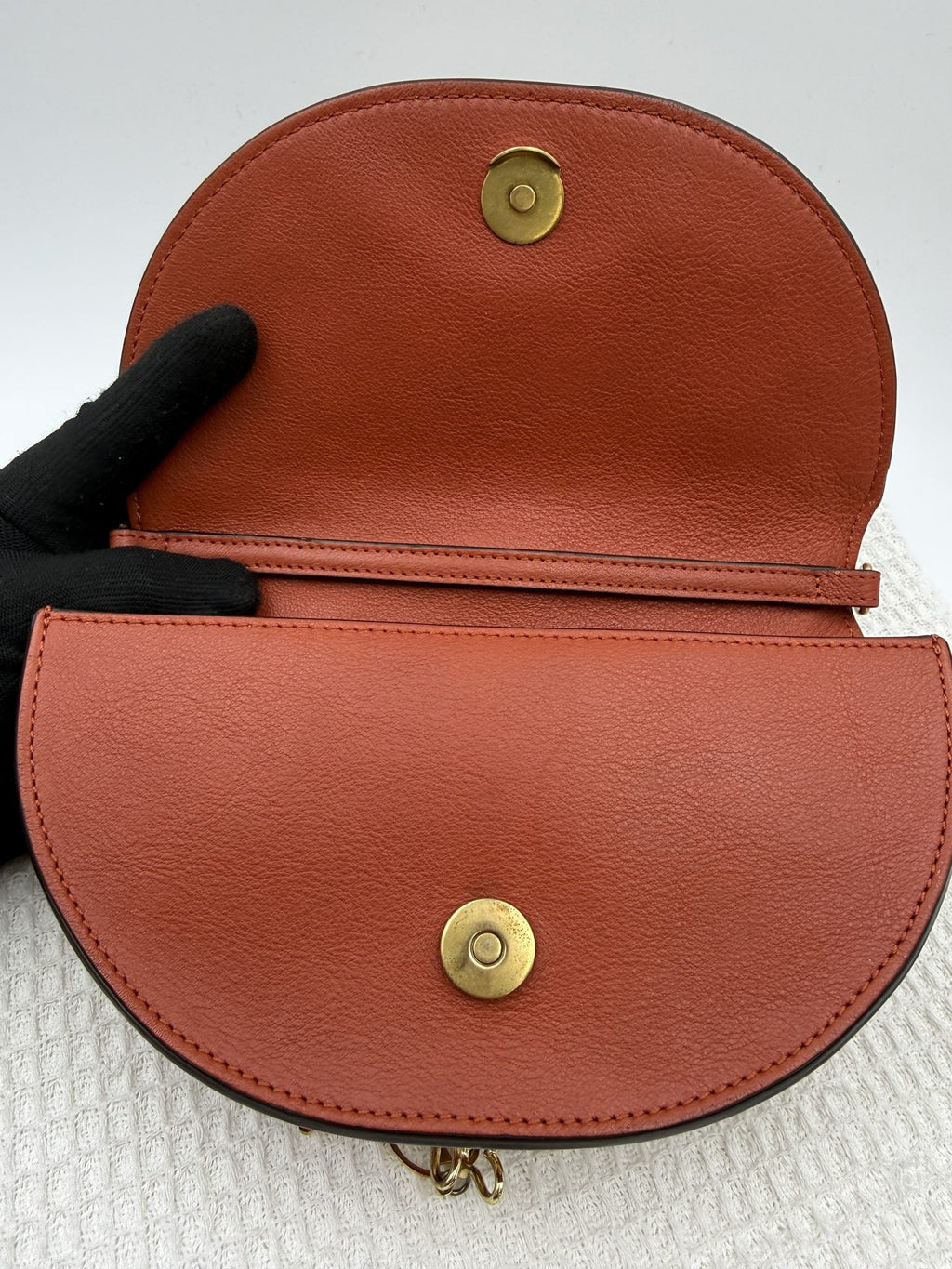 Chloé Nile - Cognac Leather detail view 4