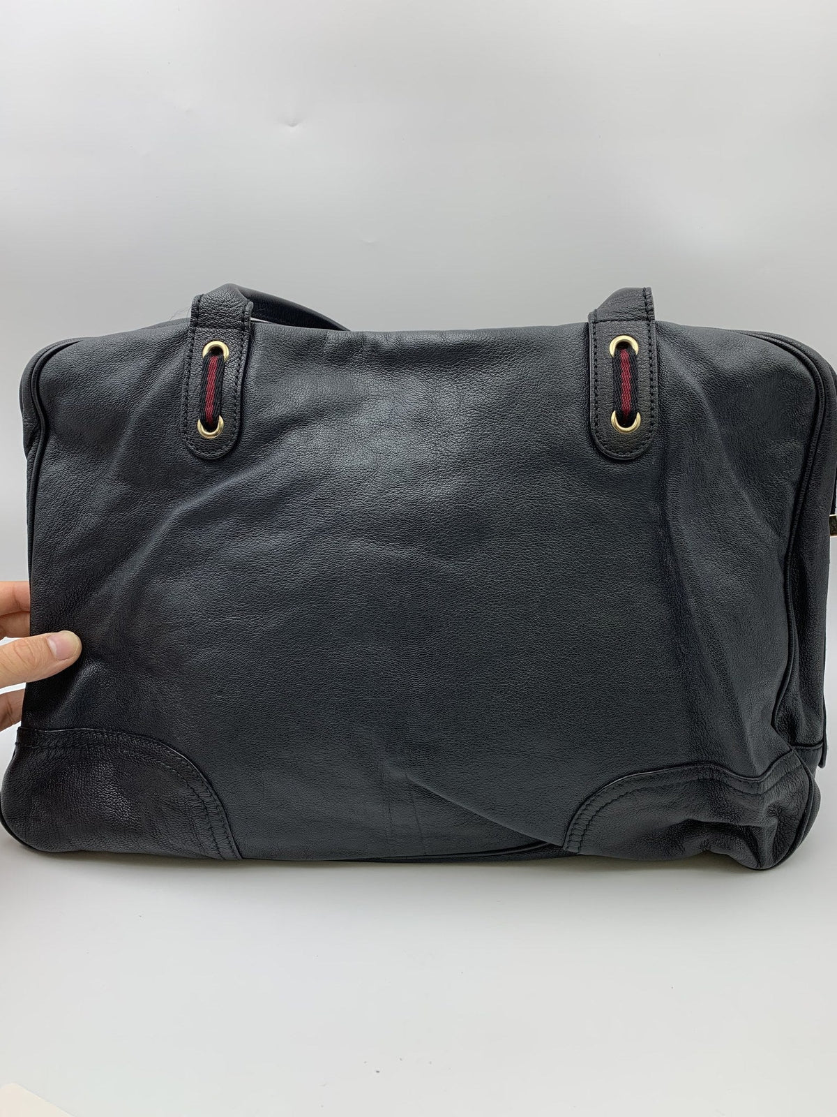 Gucci Black Princy Leather Shoulder Tote Bag - view 2