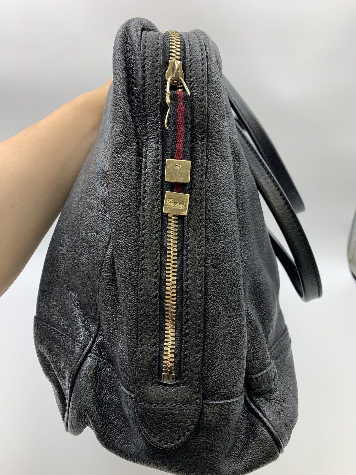 Gucci Black Princy Leather Shoulder Tote Bag - view 3