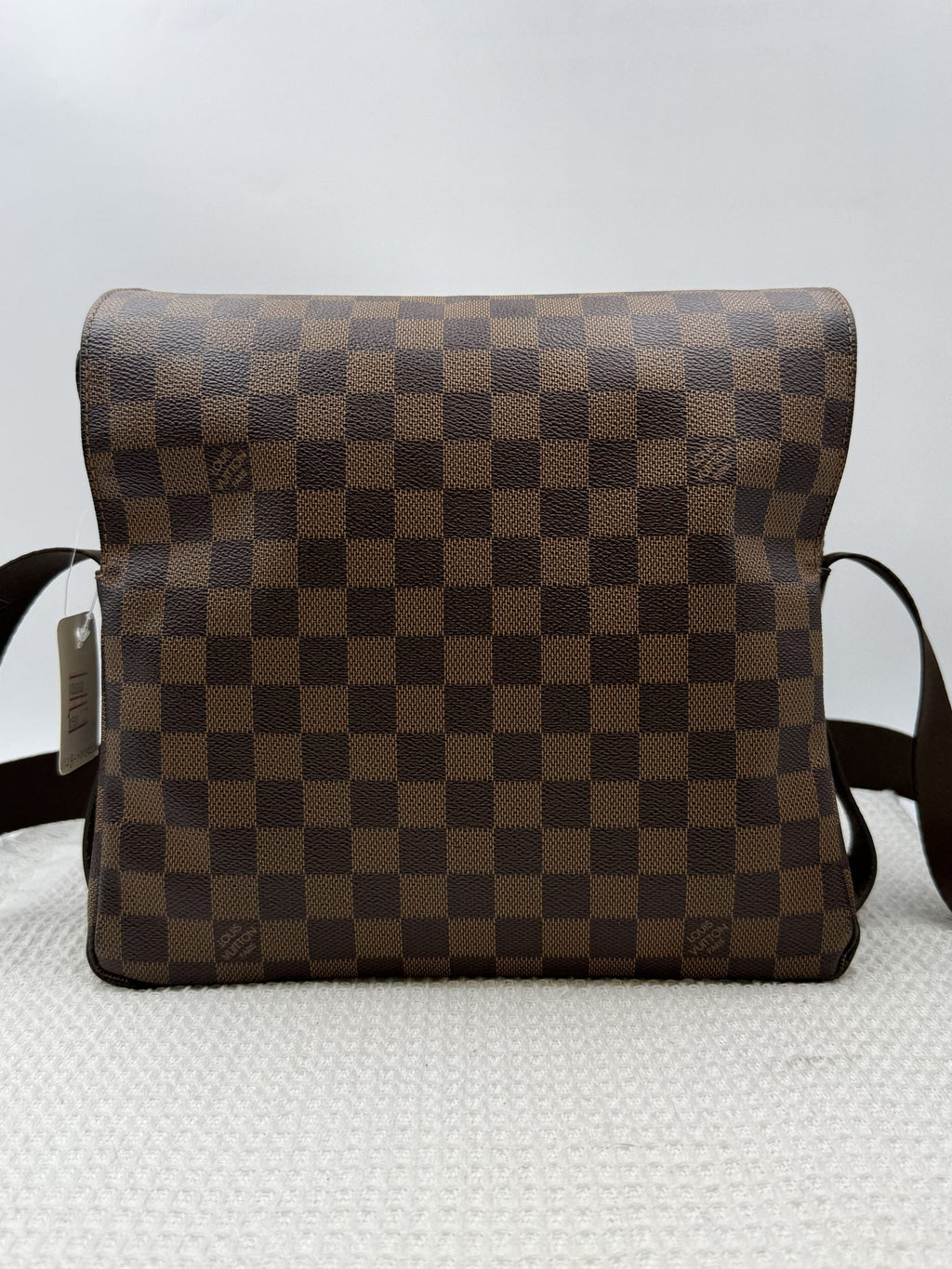 Louis Vuitton Brooklyn - Damier Ebene Coated Canvas and Leather front view