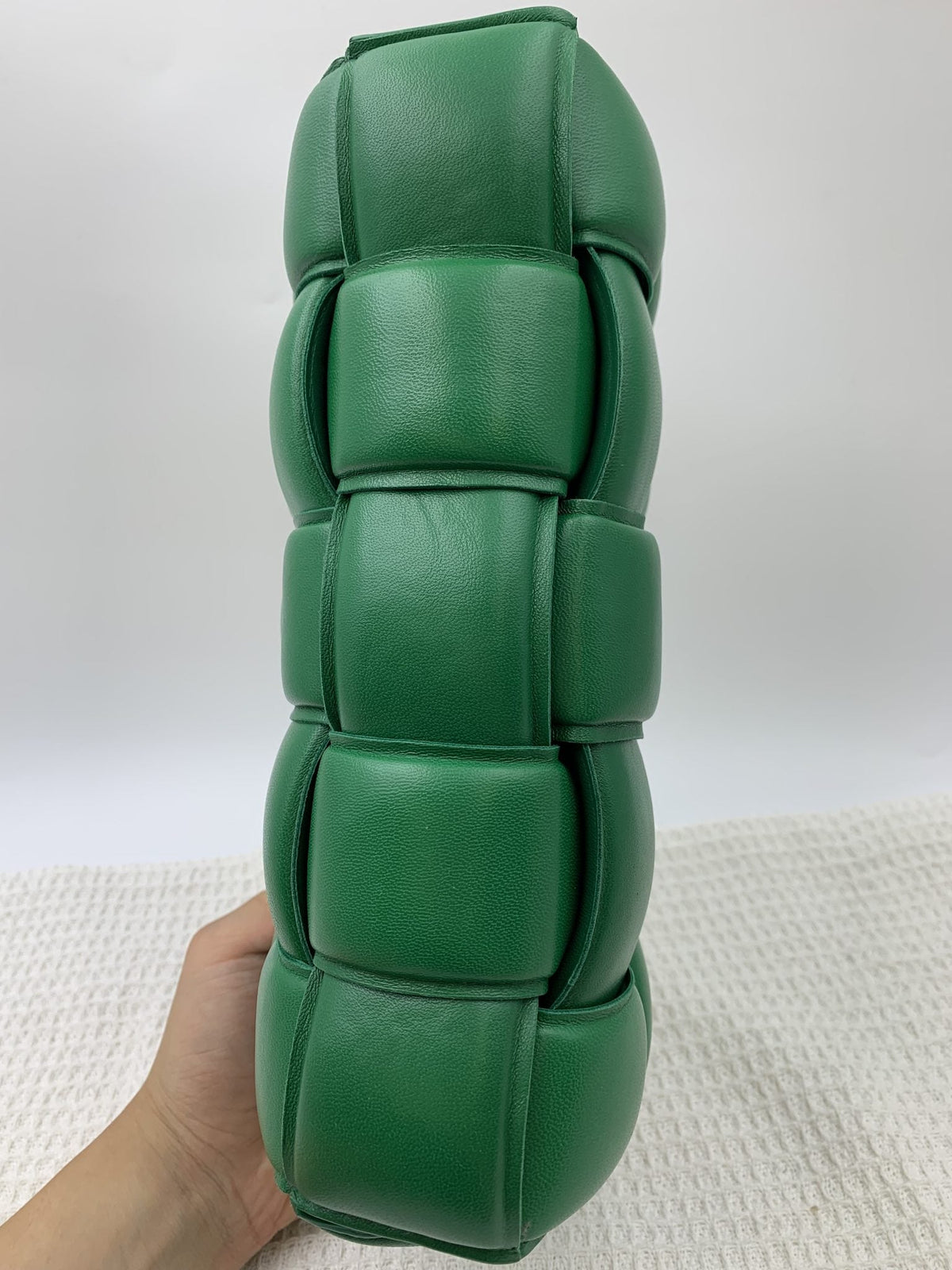 Bottega Veneta Padded Cassette Green Leather Bag - view 6 - item 0216041