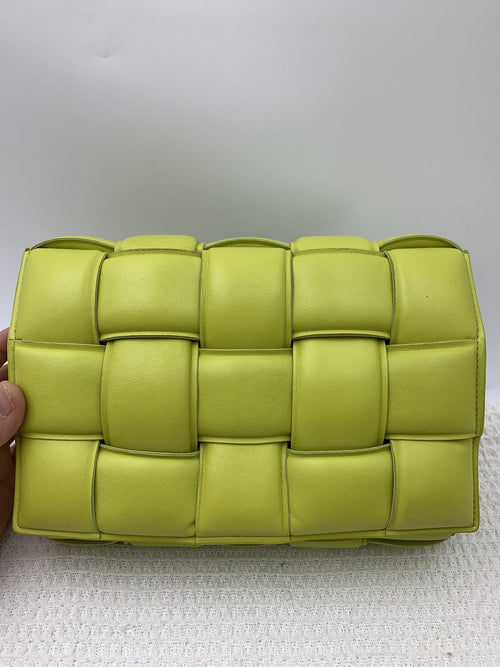 Bottega Veneta Padded Cassette Lime Leather Bag - view 1 - item 0256076
