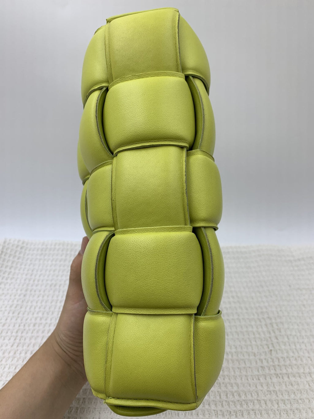Bottega Veneta Padded Cassette Lime Leather Bag - view 6 - item 0256076