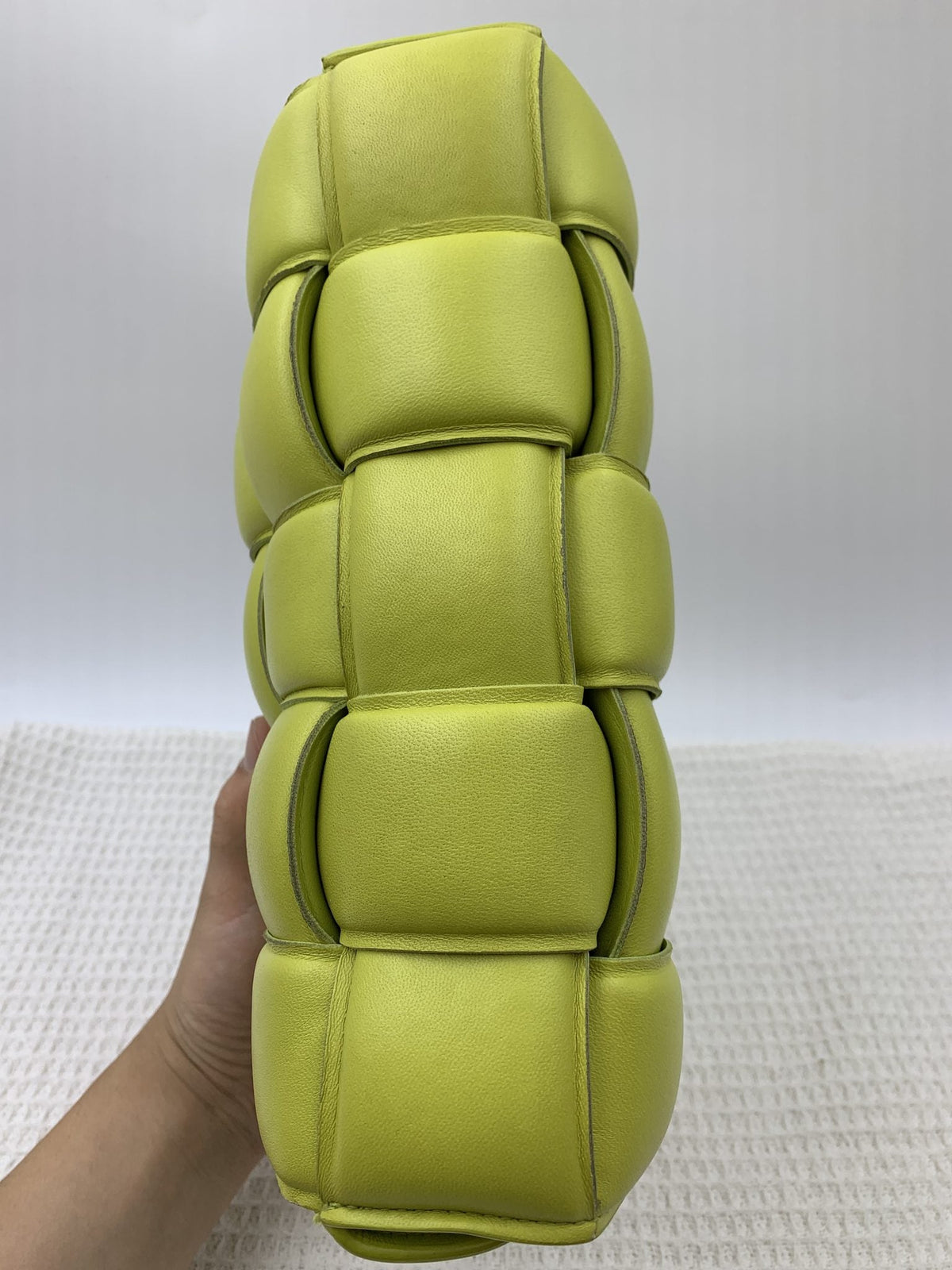 Bottega Veneta Padded Cassette Lime Leather Bag - view 6 - item 0256076