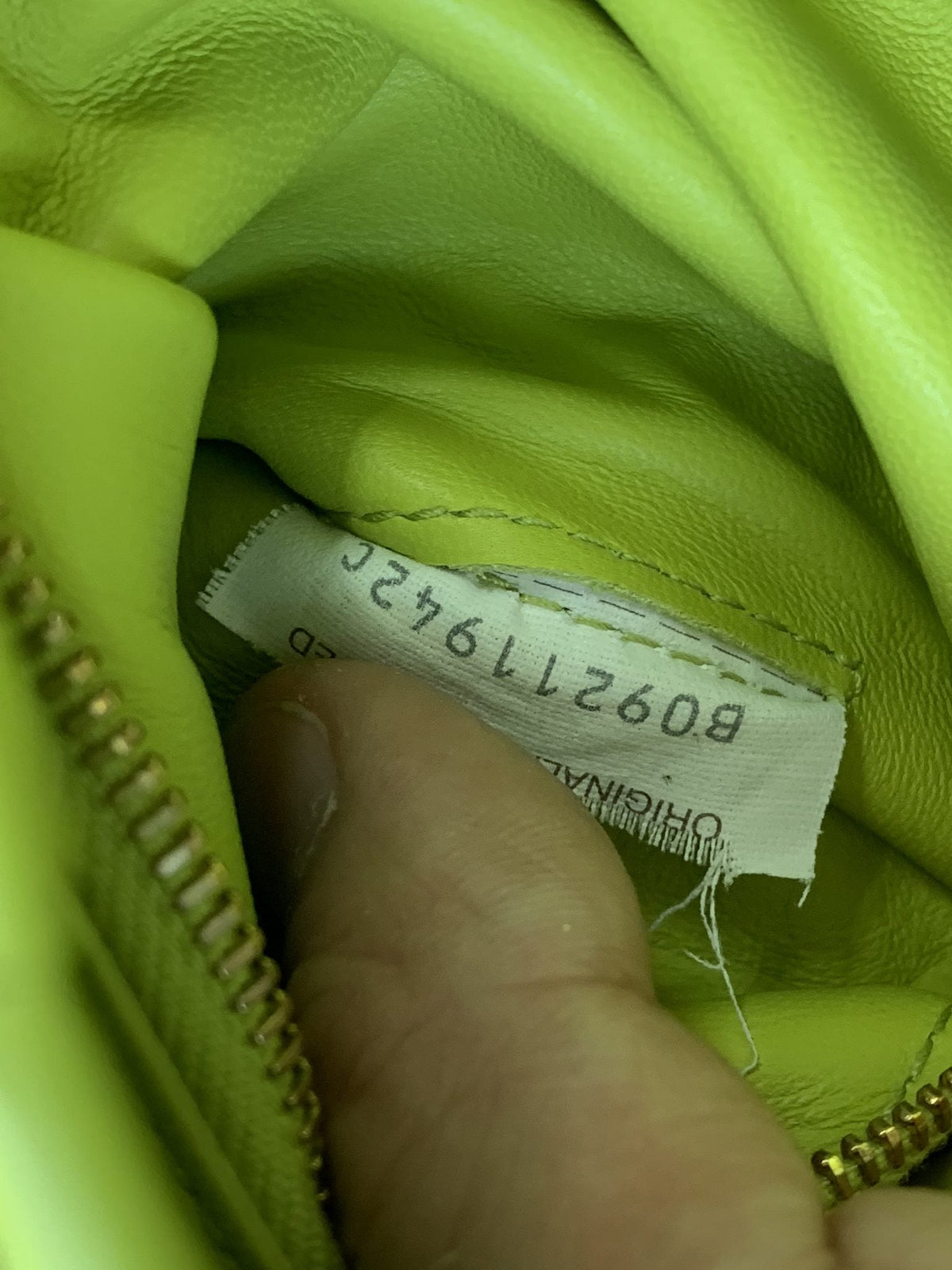 Bottega Veneta Padded Cassette Lime Leather Bag - view 10 - item 0256076