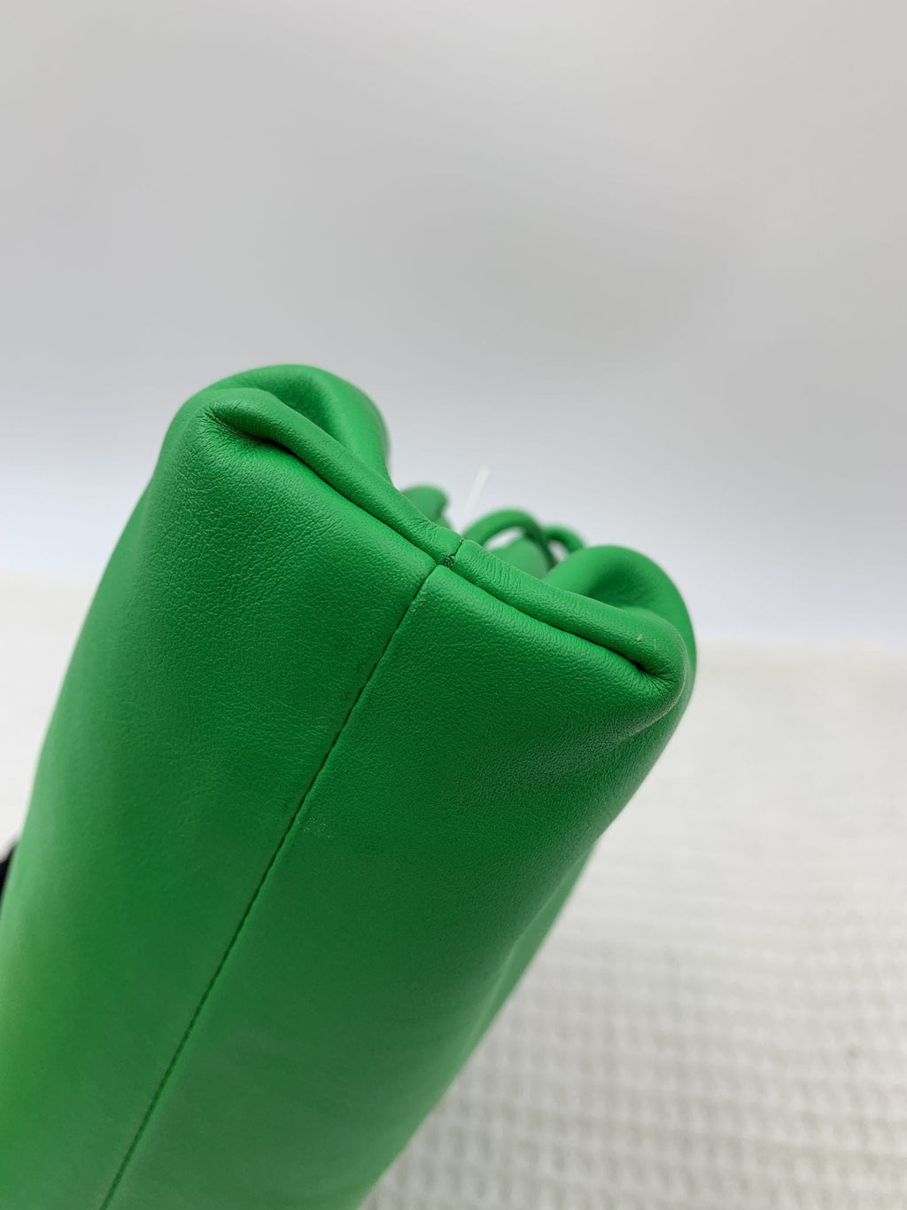 Bottega Veneta The Mini Pouch Green Lambskin Crossbody Bag - view 4 - item 0073237