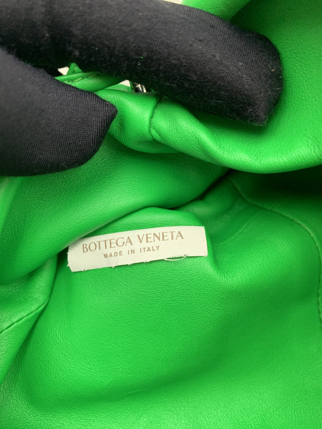 Bottega Veneta The Mini Pouch Green Lambskin Crossbody Bag - view 8 - item 0073237