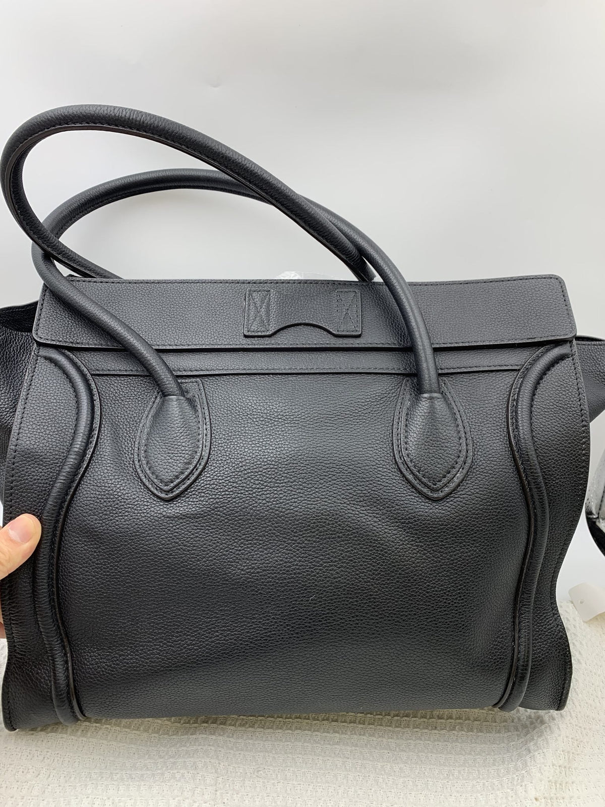 Celine Phantom Luggage Black Leather Tote - view 2 - item 0271020