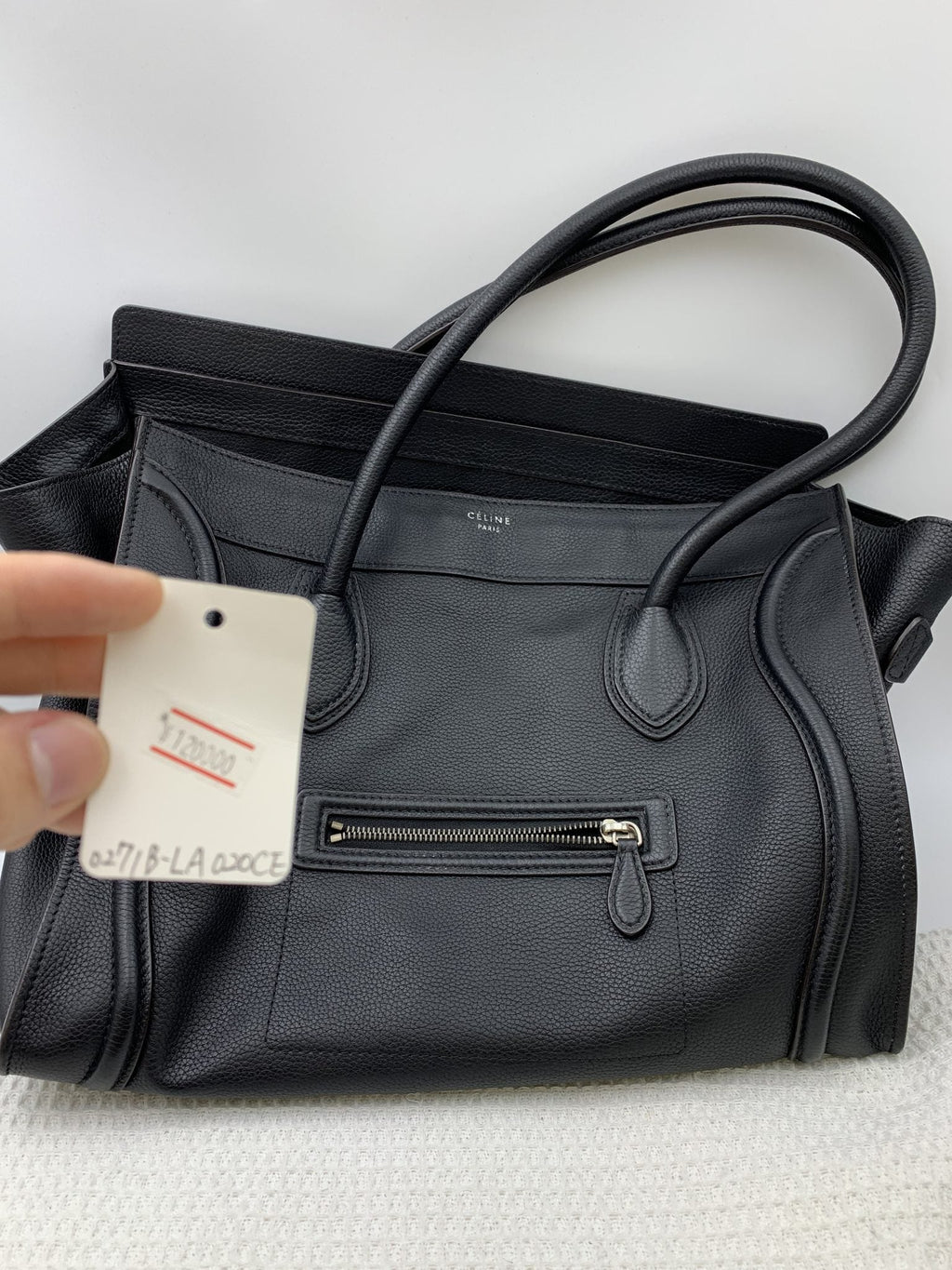 Celine Phantom Luggage Black Leather Tote - view 6 - item 0271020