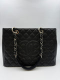 Chanel Grand Shopping Tote, Black, stock 0197137 – front