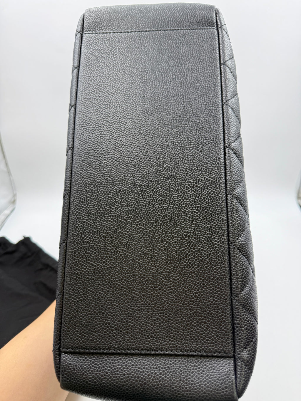Chanel Grand Shopping Tote, Black, stock 0197137 – base
