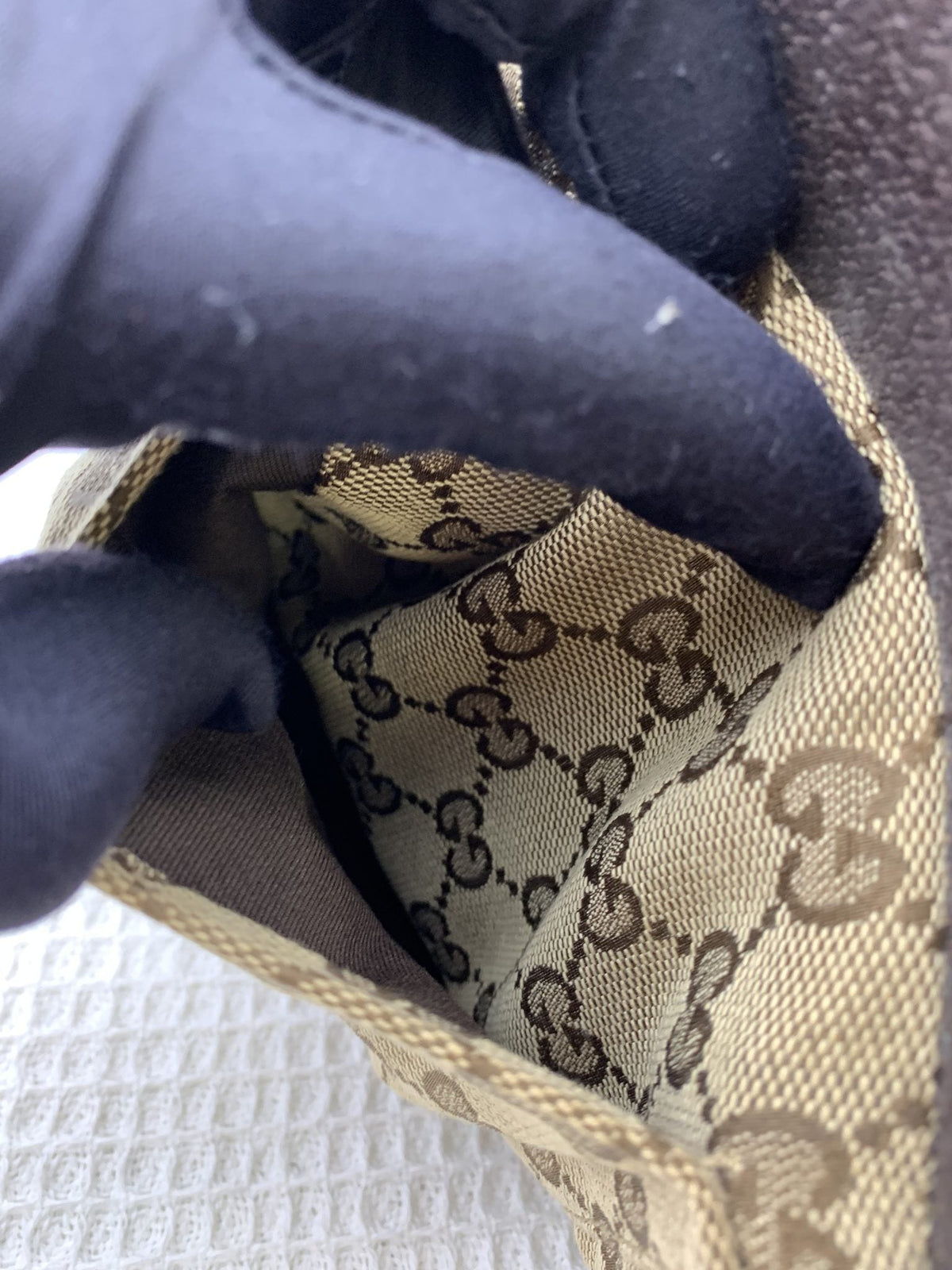 Gucci GG Canvas Brown Web Waist Bag - view 5 - item 0137085