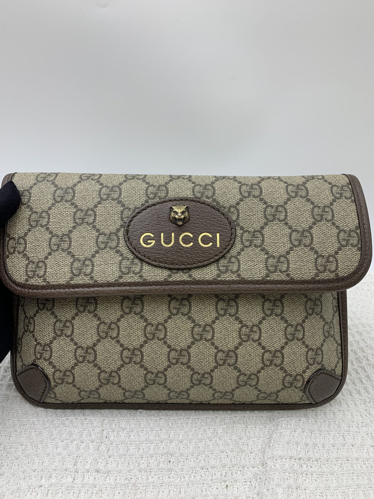 Gucci GG Supreme Monogram Neo Vintage Web Belt Bag Brown - view 1 - item 0256163