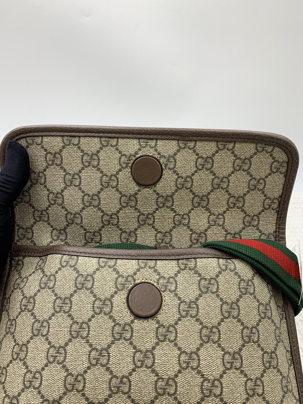 Gucci GG Supreme Monogram Neo Vintage Web Belt Bag Brown - view 3 - item 0256163