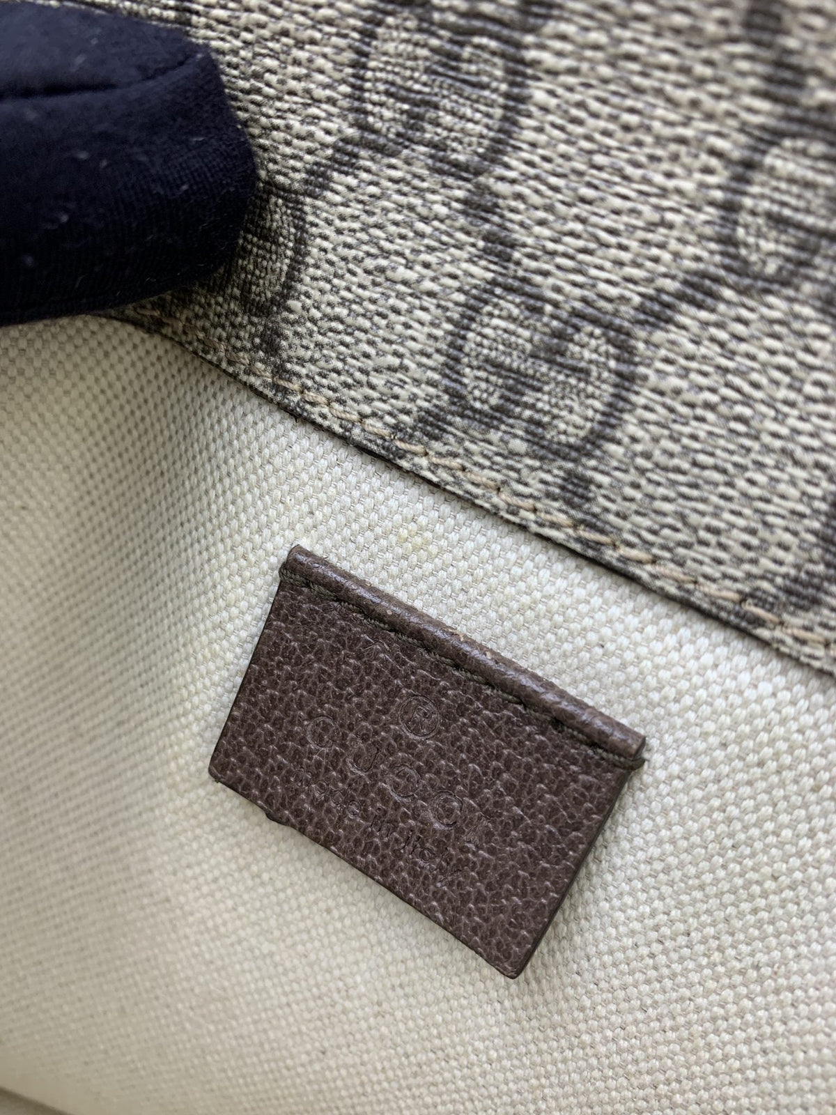 Gucci GG Supreme Monogram Neo Vintage Web Belt Bag Brown - view 5 - item 0256163