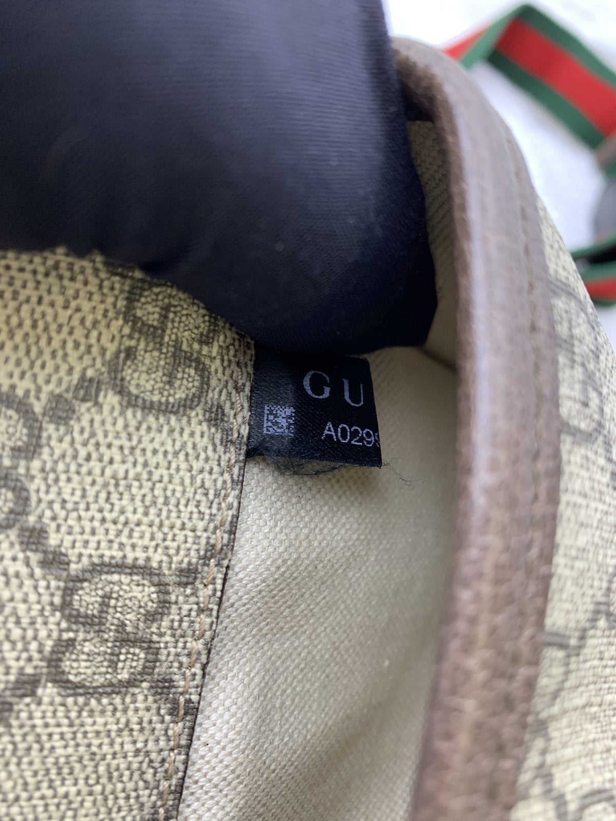 Gucci GG Supreme Monogram Neo Vintage Web Belt Bag Brown - view 6 - item 0256163