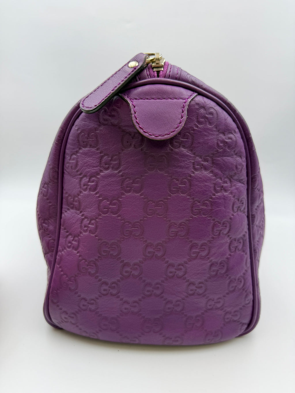 Gucci Microguccissima Boston Bag, Purple, stock 0197010 – right side