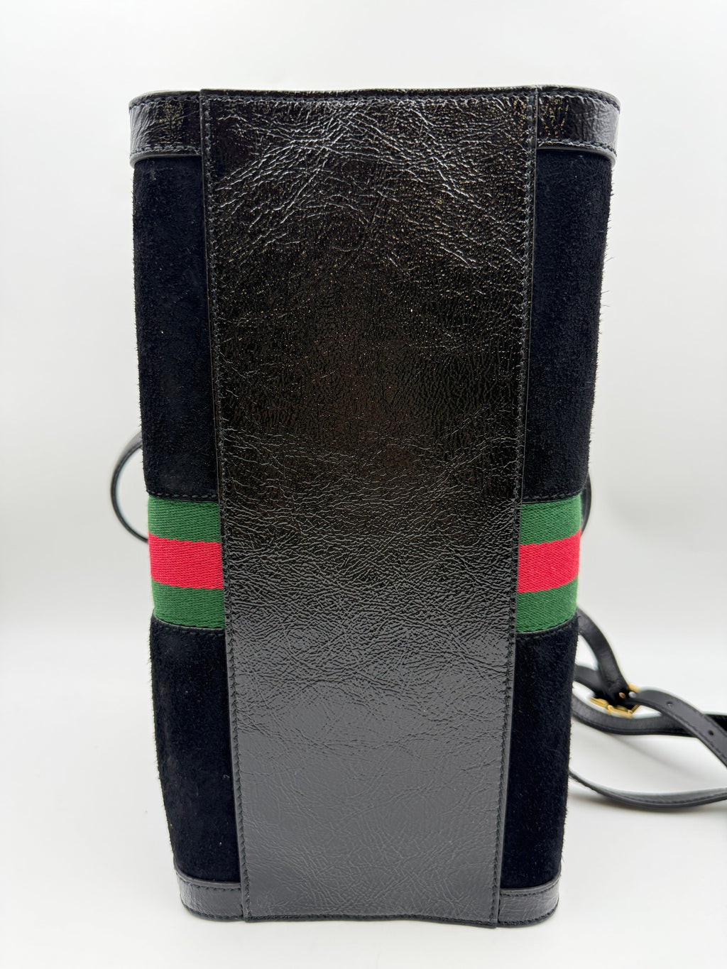 Gucci Ophidia Tote, Black, green and red, stock 0073247 – base