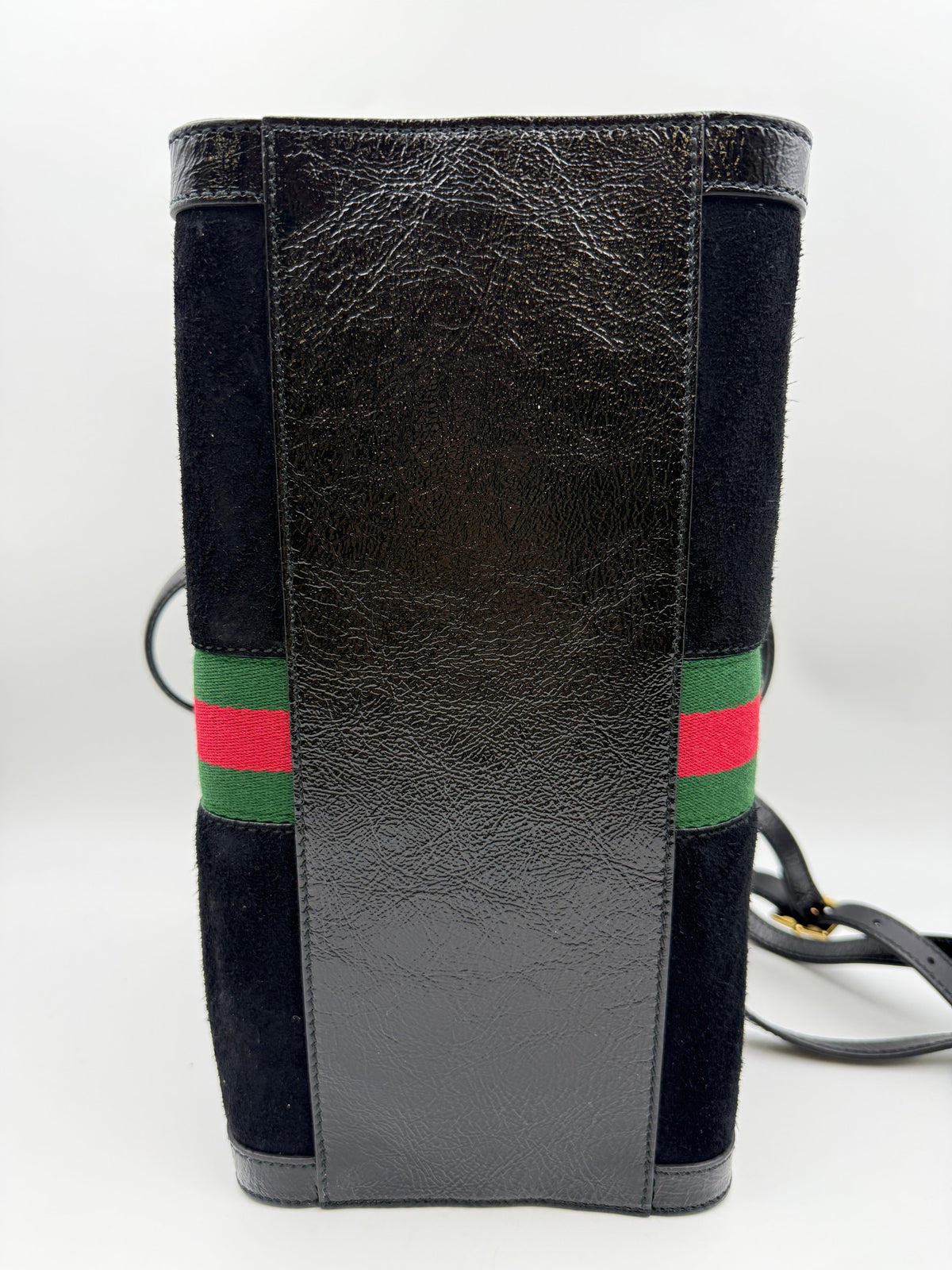 Gucci Ophidia Tote, Black, green and red, stock 0073247 – base