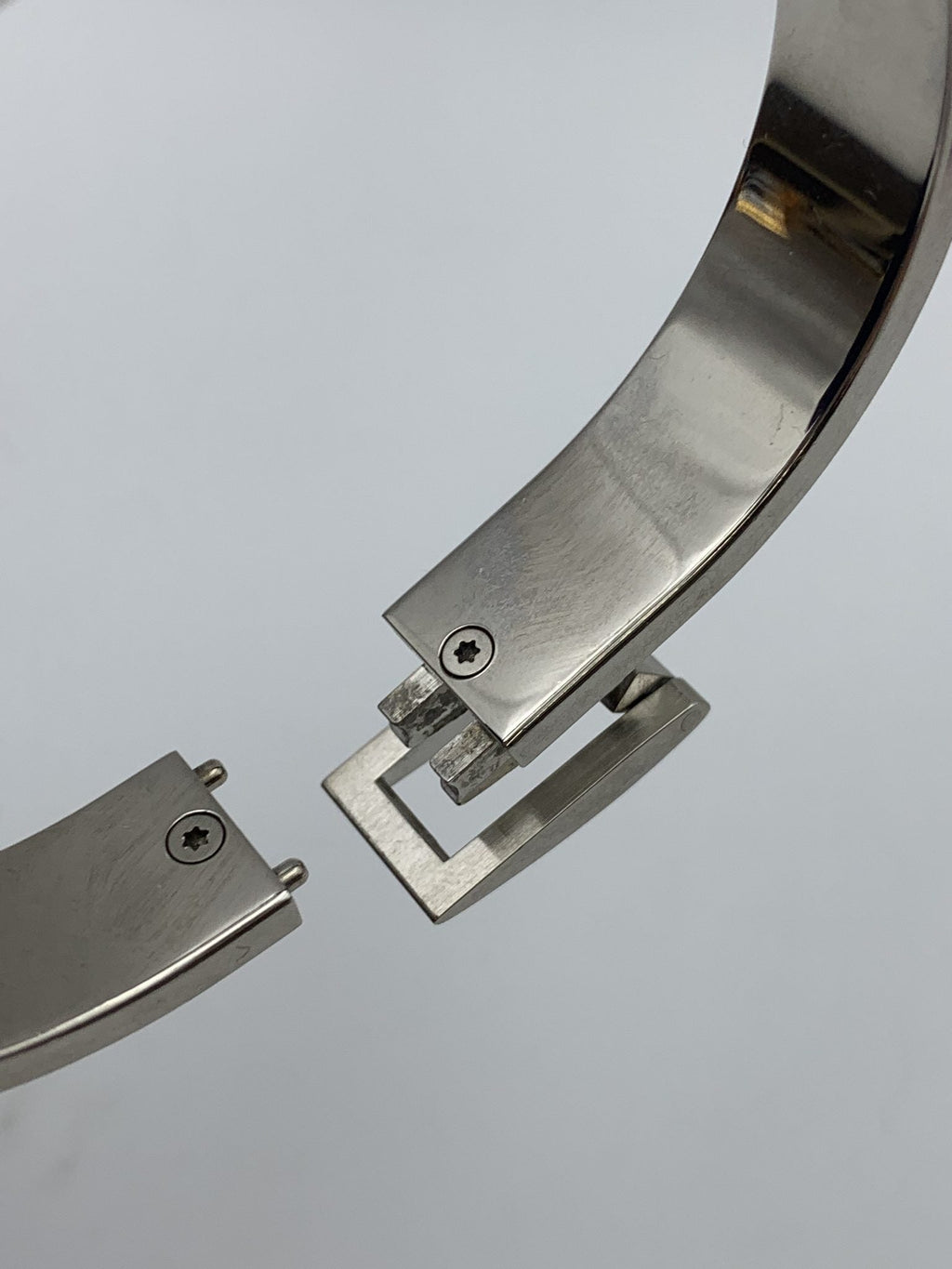 Hermes Clic H Green Enamel Palladium-Plated Bracelet - view 7 - item 0089029