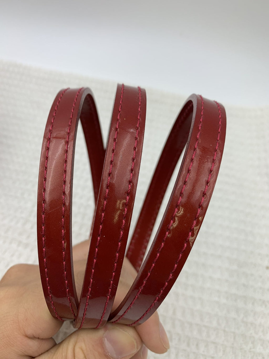 Louis Vuitton Alma BB Red Monogram Vernis Bag - view 7 - item 0073189