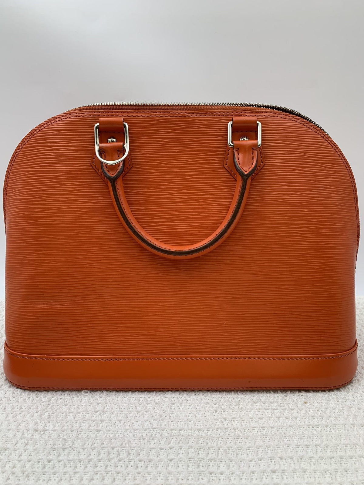 Louis Vuitton Alma PM Orange Epi Leather Bag - view 2 - item 0143103