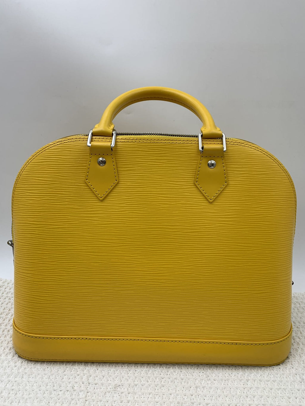 Louis Vuitton Alma PM Yellow Epi Leather Bag - view 2 - item 0073166