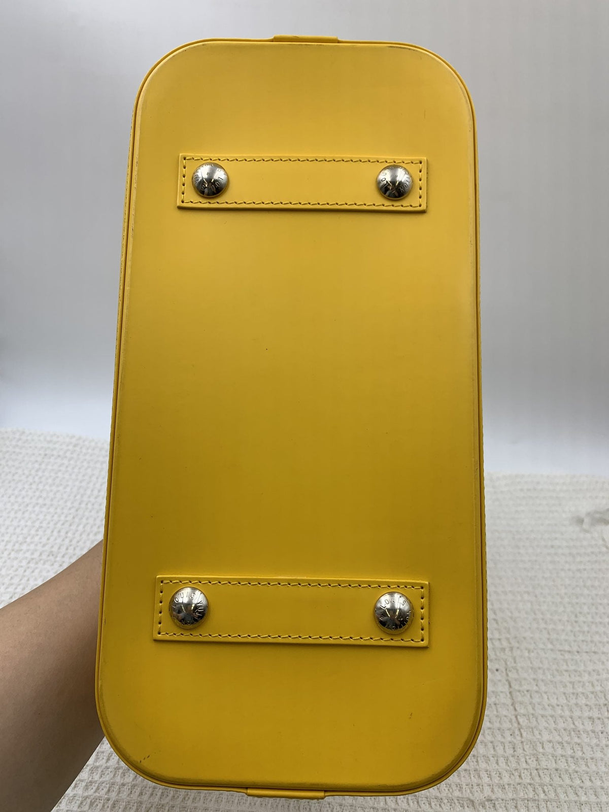 Louis Vuitton Alma PM Yellow Epi Leather Bag - view 3 - item 0073166