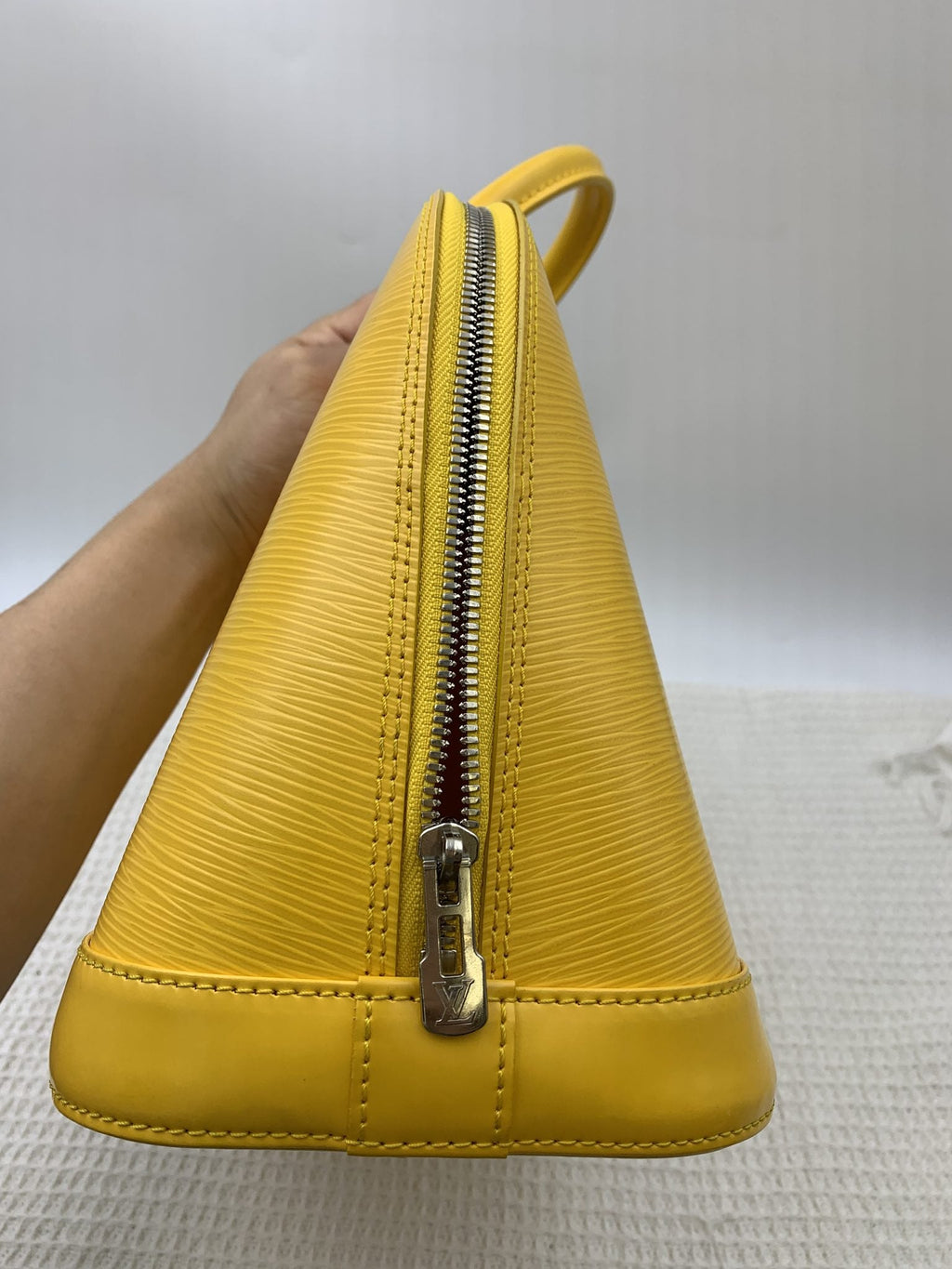 Louis Vuitton Alma PM Yellow Epi Leather Bag - view 4 - item 0073166