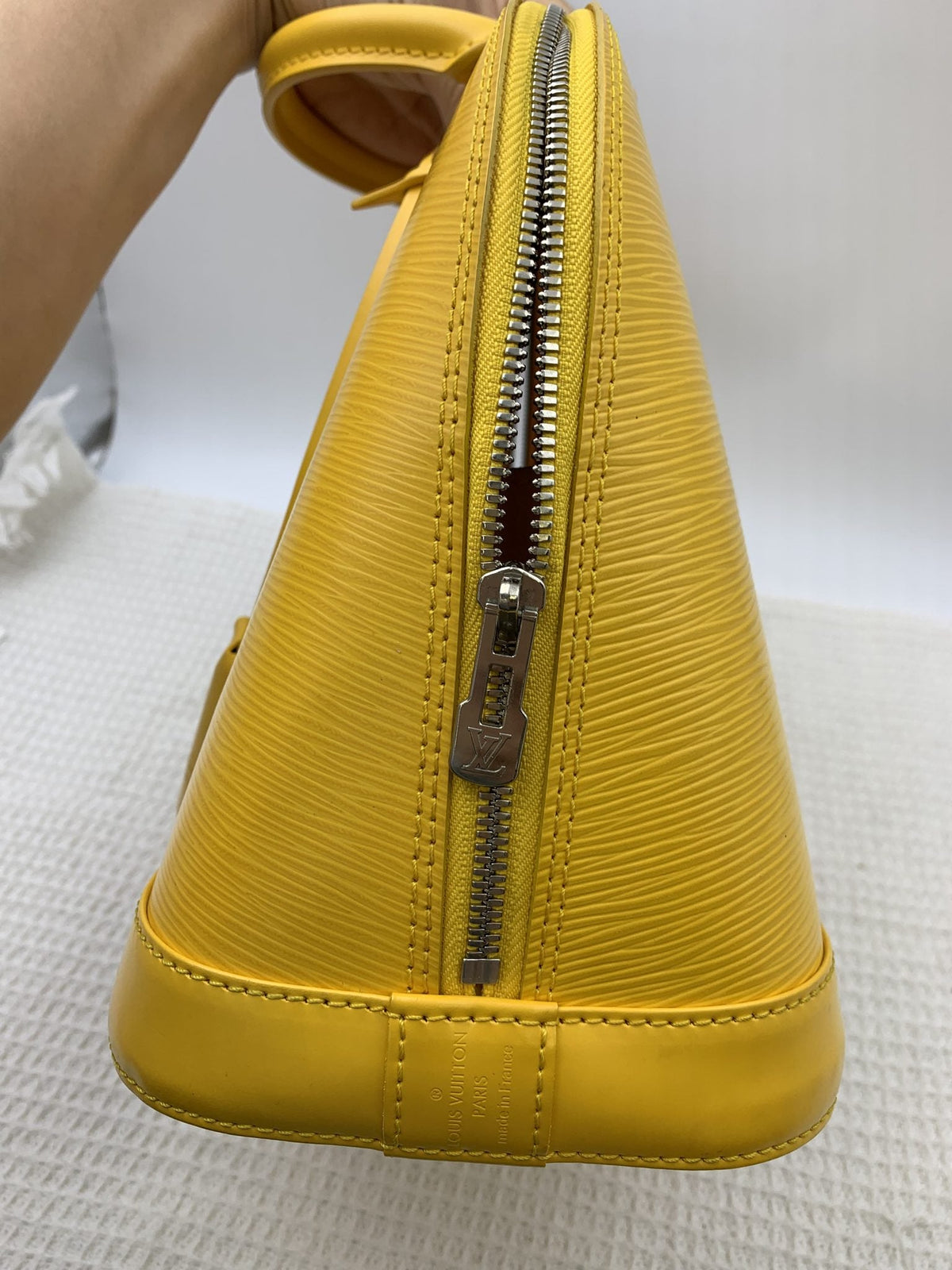 Louis Vuitton Alma PM Yellow Epi Leather Bag - view 5 - item 0073166